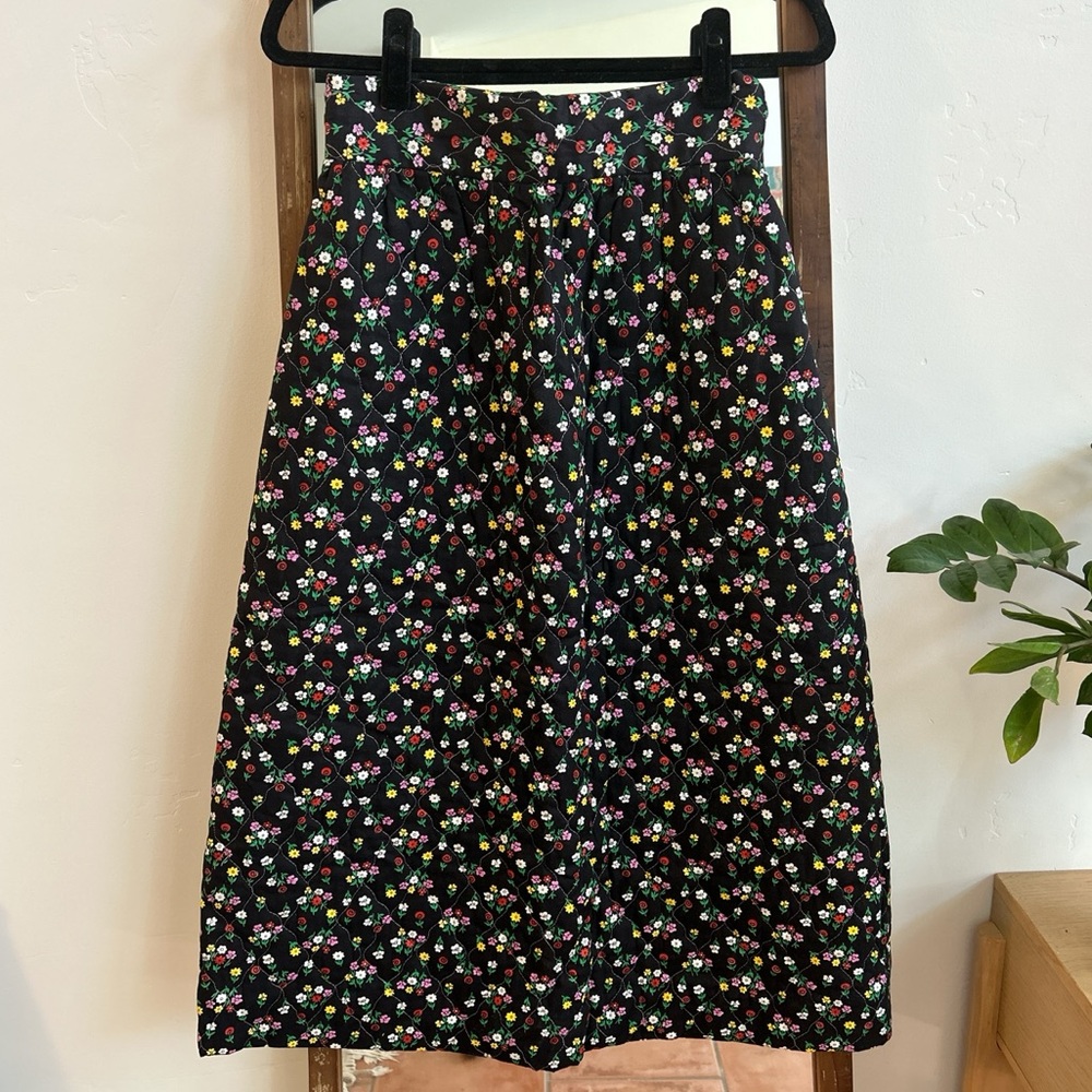 Vintage 70s Quilted Handmade skirt